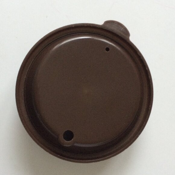 Tim Hortons Aladdin Plastic Coffee Travel Mug Lid Brown - Picture 7 of 9